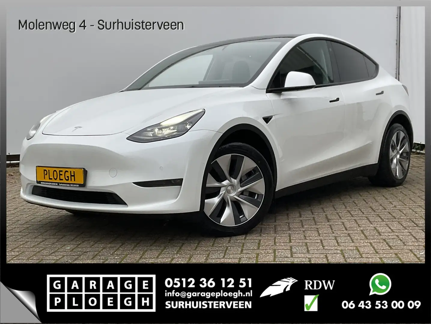 Tesla Model Y Long Range AWD 75 kWh Autopilot Stoelverw voor/ach Wit - 1