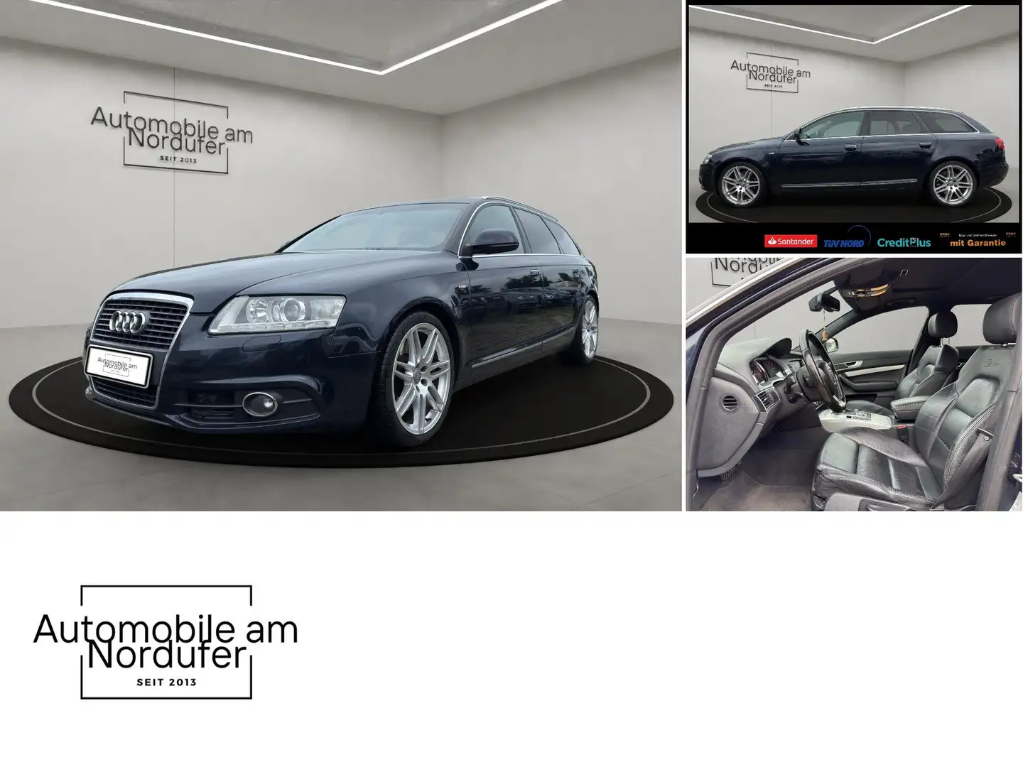 Audi A6 Avant 2.7 TDI S-tronic S-Line-Leder-Navi-Xenon Blau - 2
