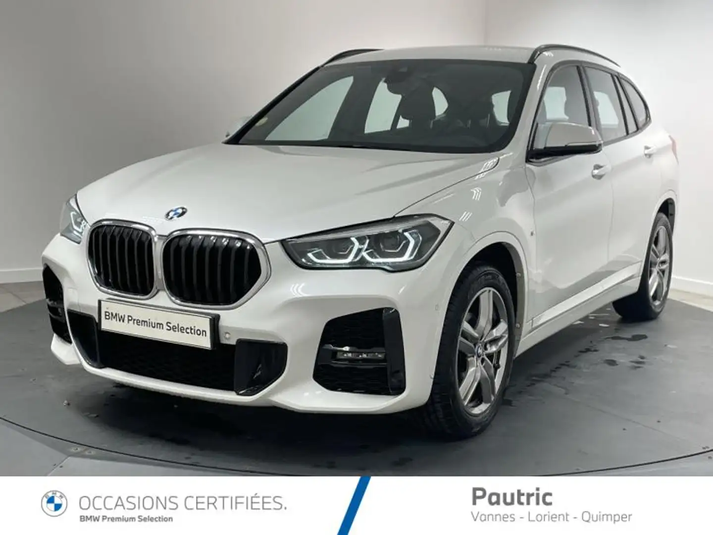 BMW X1 sDrive16dA 116ch M Sport DKG7 Blanc - 1