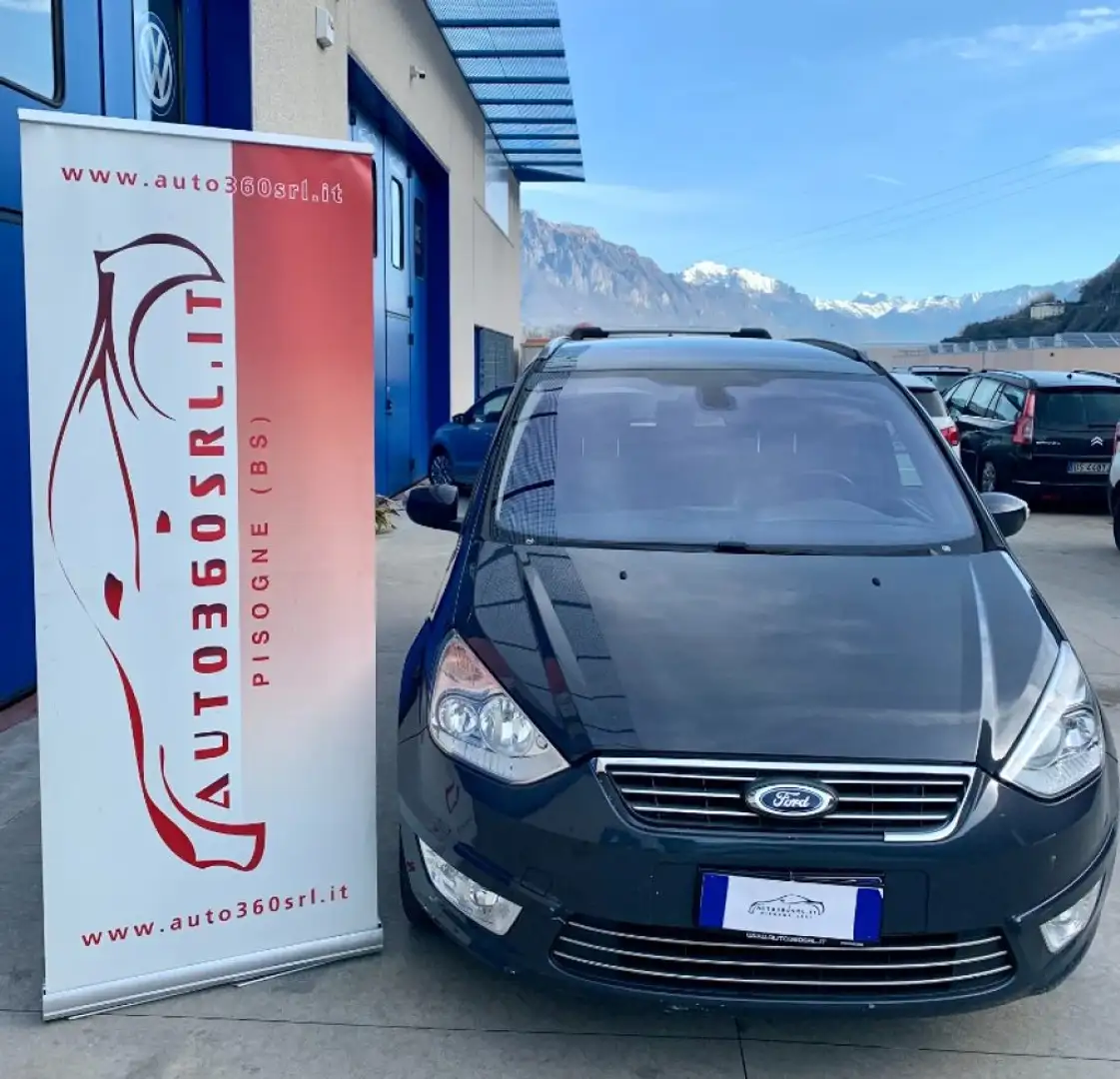Ford Galaxy 2.0 TDCi 163CV Titanium UNICO PROPRIETARIO 7P Blu/Azzurro - 1