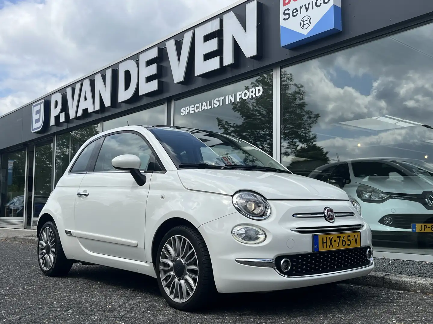 Fiat 500 0.9 TwinAir Turbo Lounge | UConnect Navi | Panodak Weiß - 1