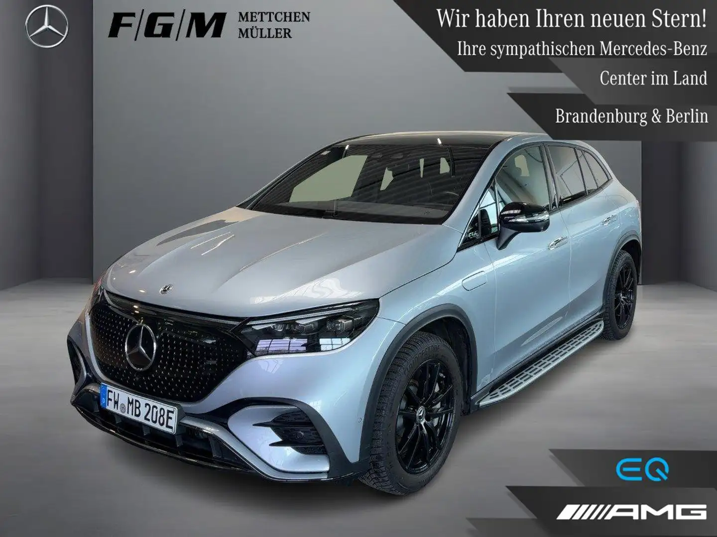 Mercedes-Benz EQE 350 4M AMG Line Burm|Night|LED|Distronic Silber - 1