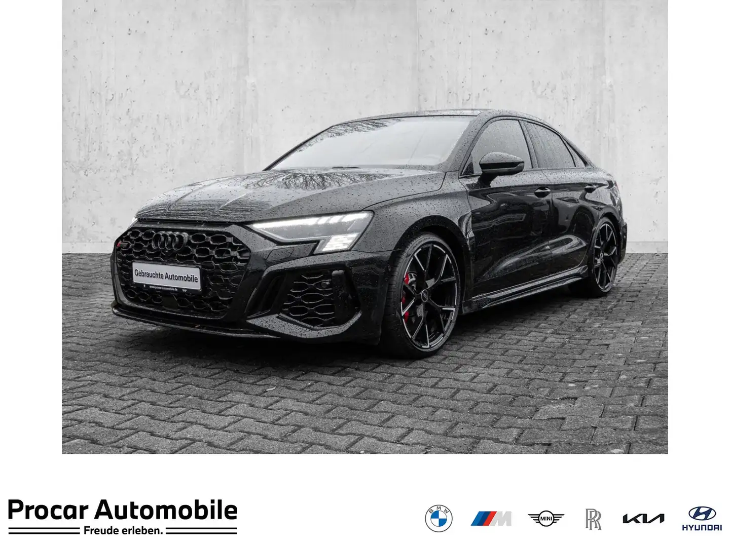 Audi RS3 B&O,280VMAX, PANO ACC RFK NAVI LED DAB Noir - 1