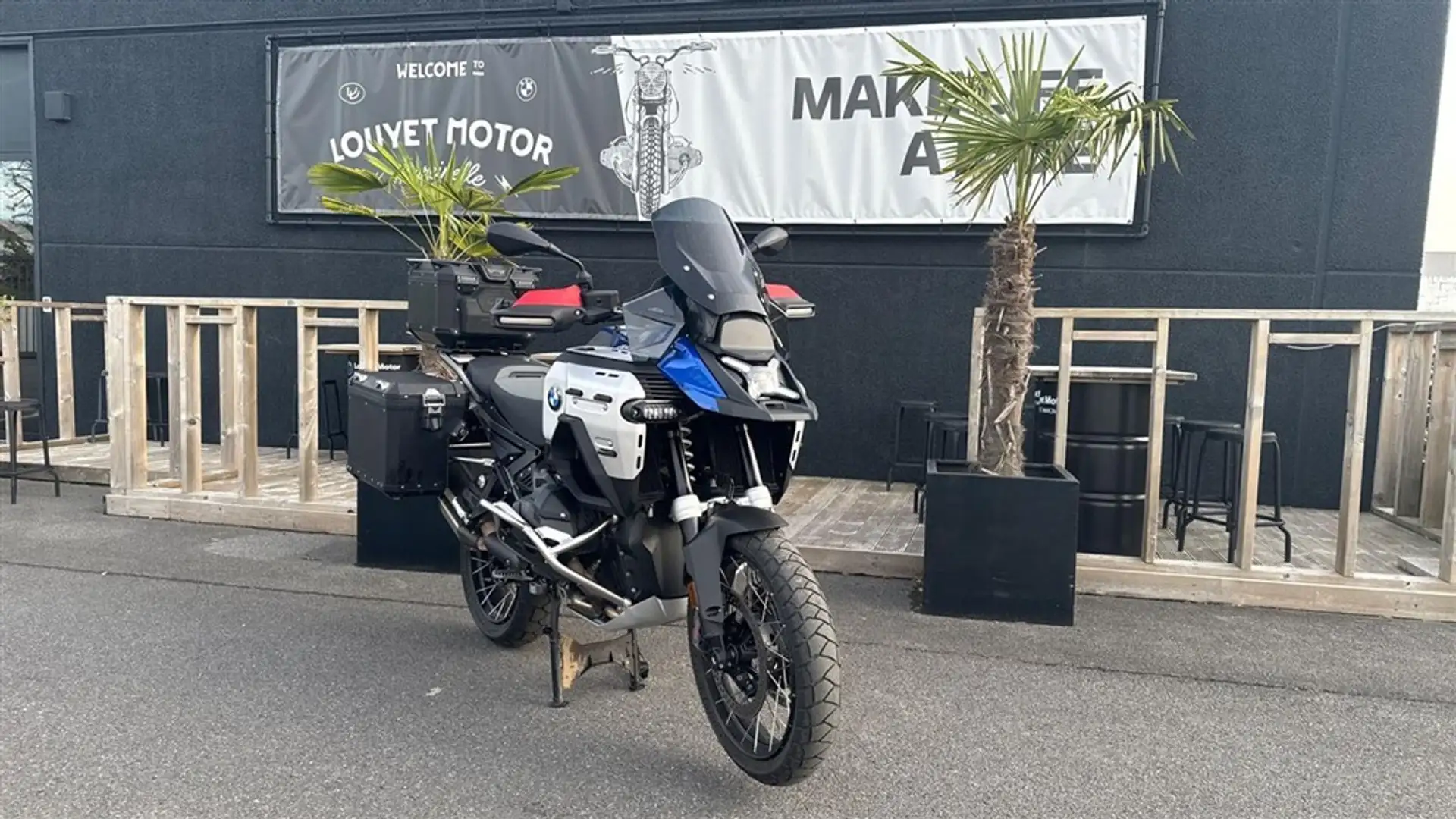 BMW R 1300 GS Adventure 0 Bleu - 1