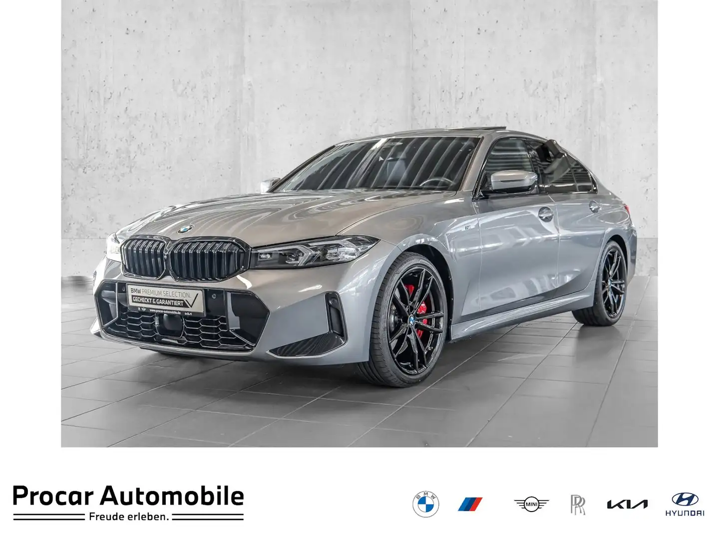 BMW 330 i M Sport ACC RFK NAVI LED Sound Syst. DAB Gris - 1