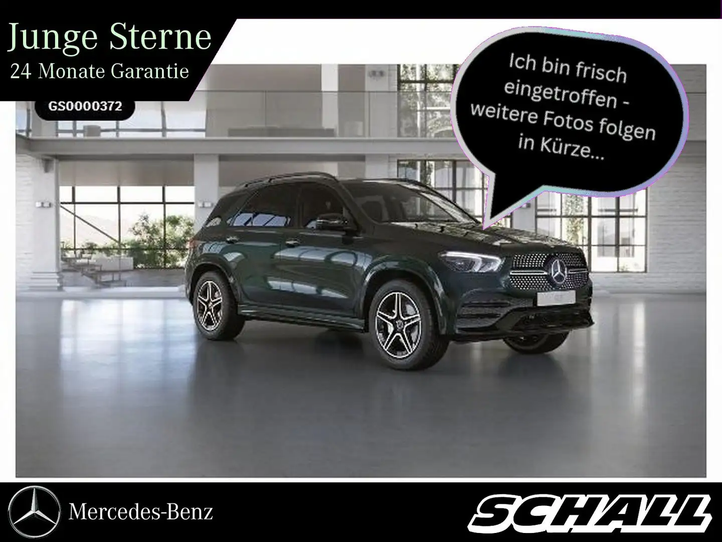 Mercedes-Benz GLE 300 d 4M AMG+NIGHT+20"AMG+AHK+AIR+KEY+360° Grün - 1