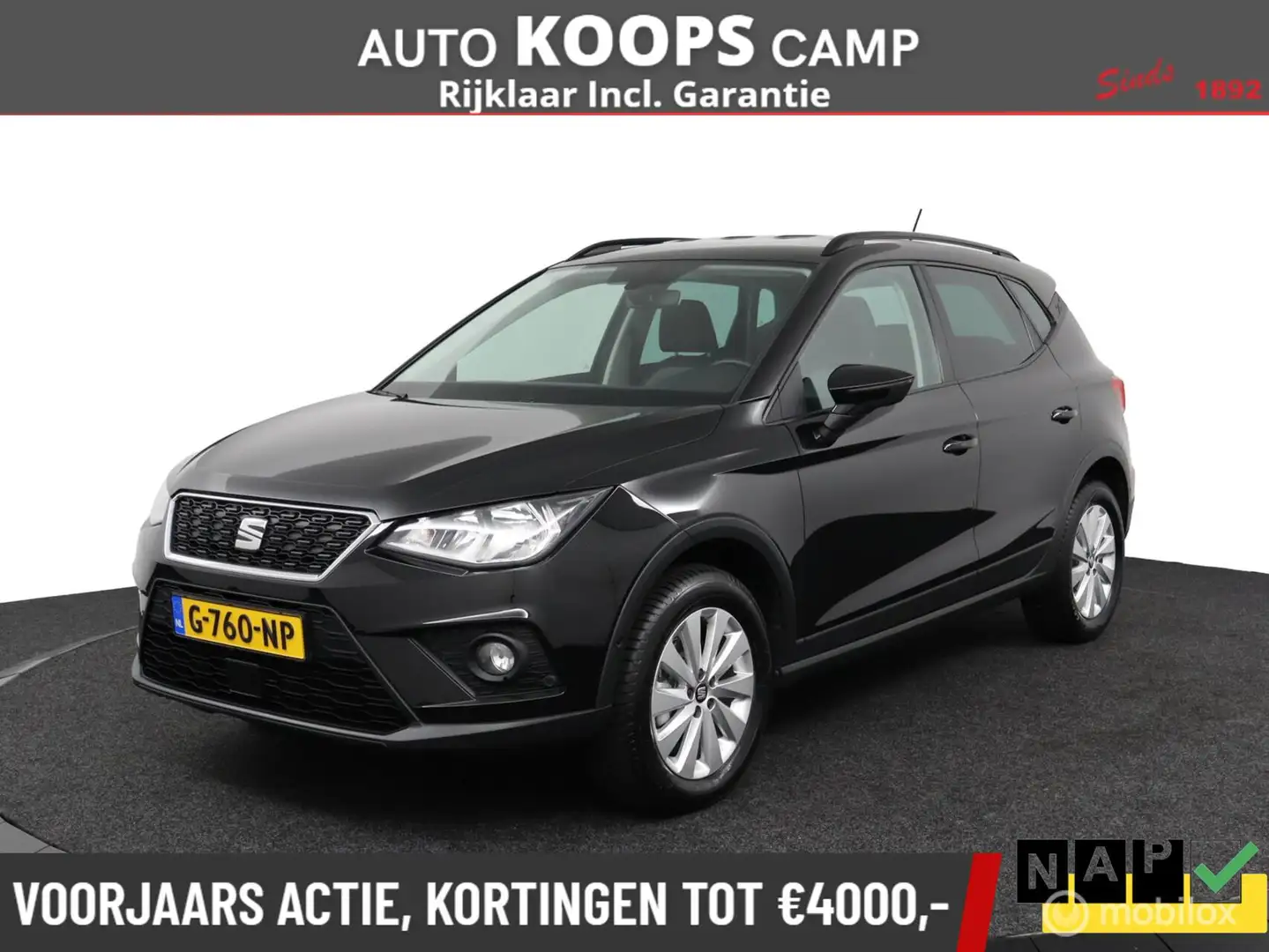 SEAT Arona 1.0 TSI Style Business Intense |CarPlay | NL-Auto Schwarz - 1