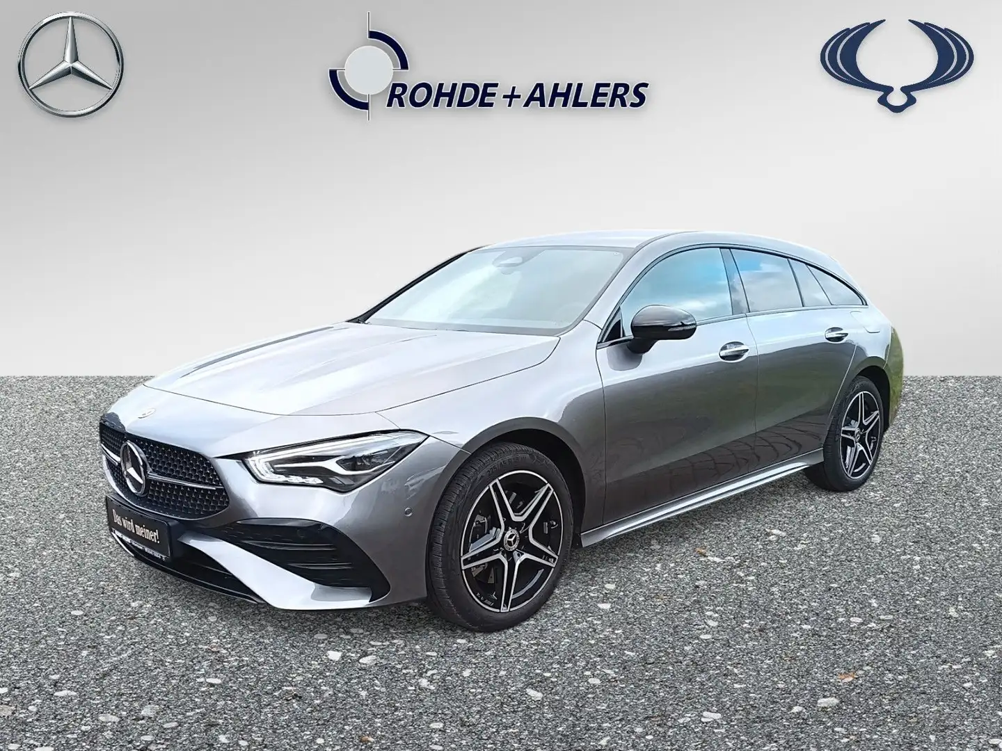 Mercedes-Benz CLA 250 e SB+AMG LINE+NIGHTPAKET+LH+SH+KAMERA++++ Gris - 1