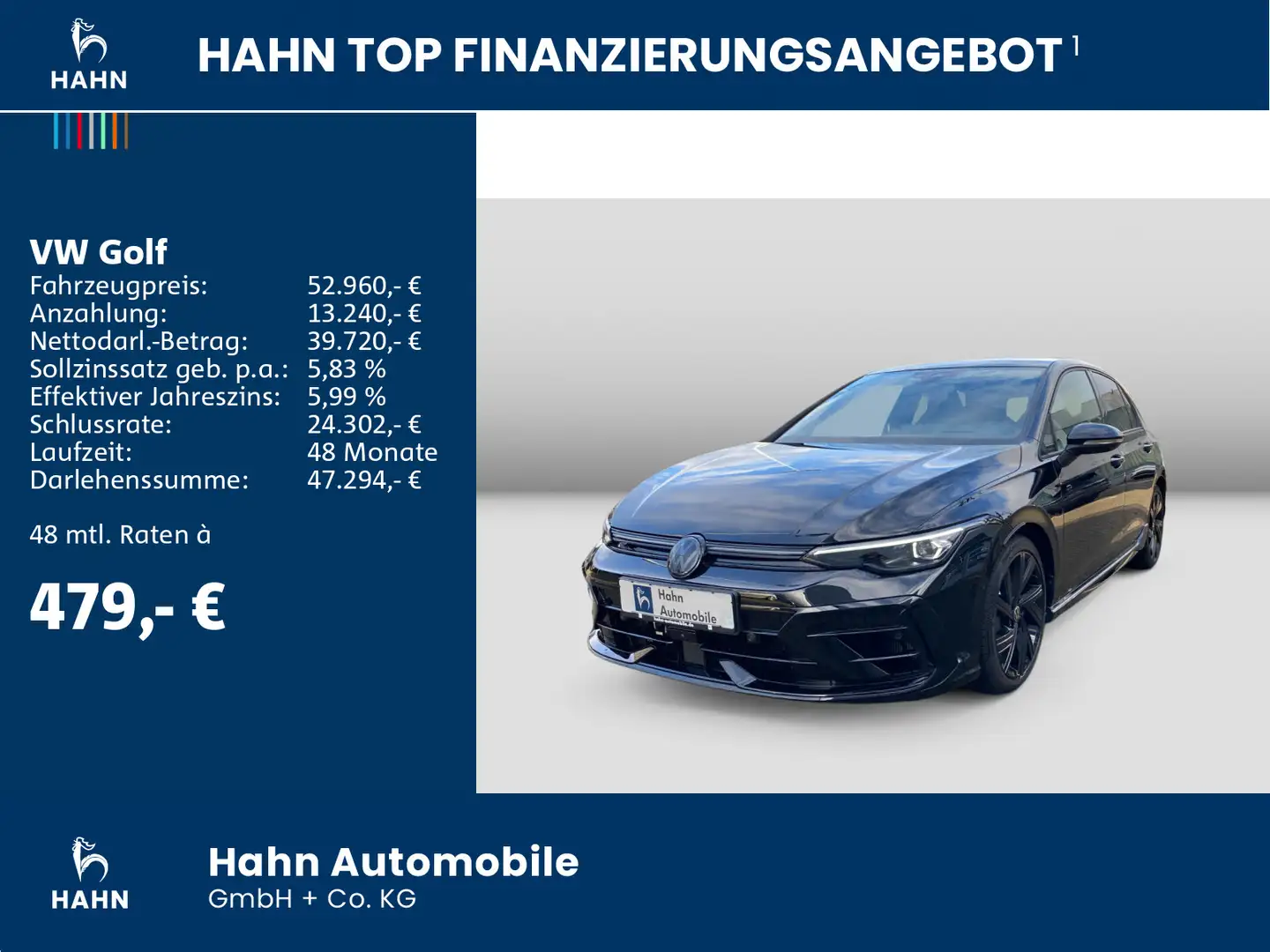 Volkswagen Golf R 2,0 l  4M. 245 kW/333 PS R-Perform. Pano Schwarz - 2