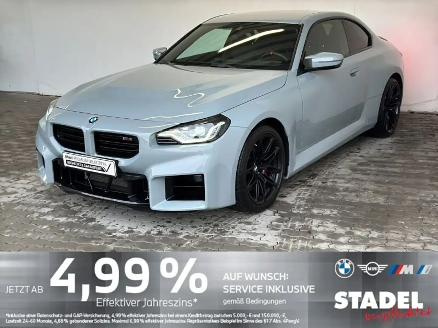 BMW M2 Navi.LED.KomfZg.RFK.LR-Hz.DriveAssist.Ambient Grau - 2