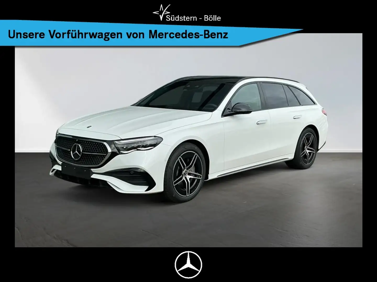 Mercedes-Benz E 450 d 4M T +AMG+DISTRO+NAVI+AMBIENTE+PANO-DACH Weiß - 1