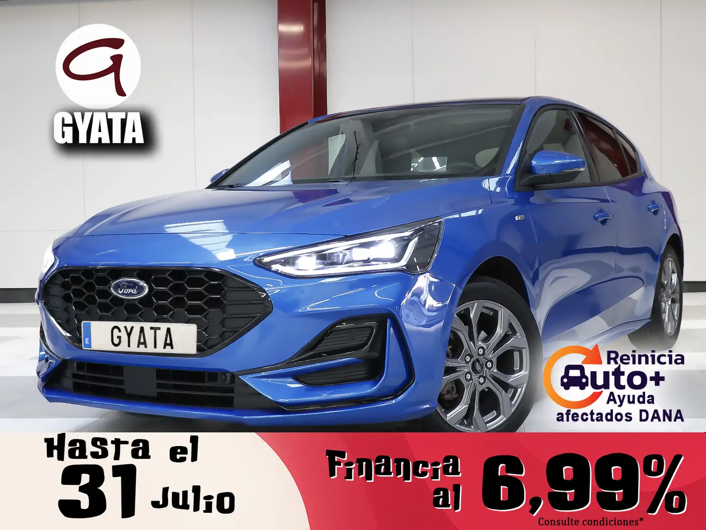 Ford Focus 1.0 Ecoboost MHEV ST-Line 155 Aut. Blu/Azzurro - 1
