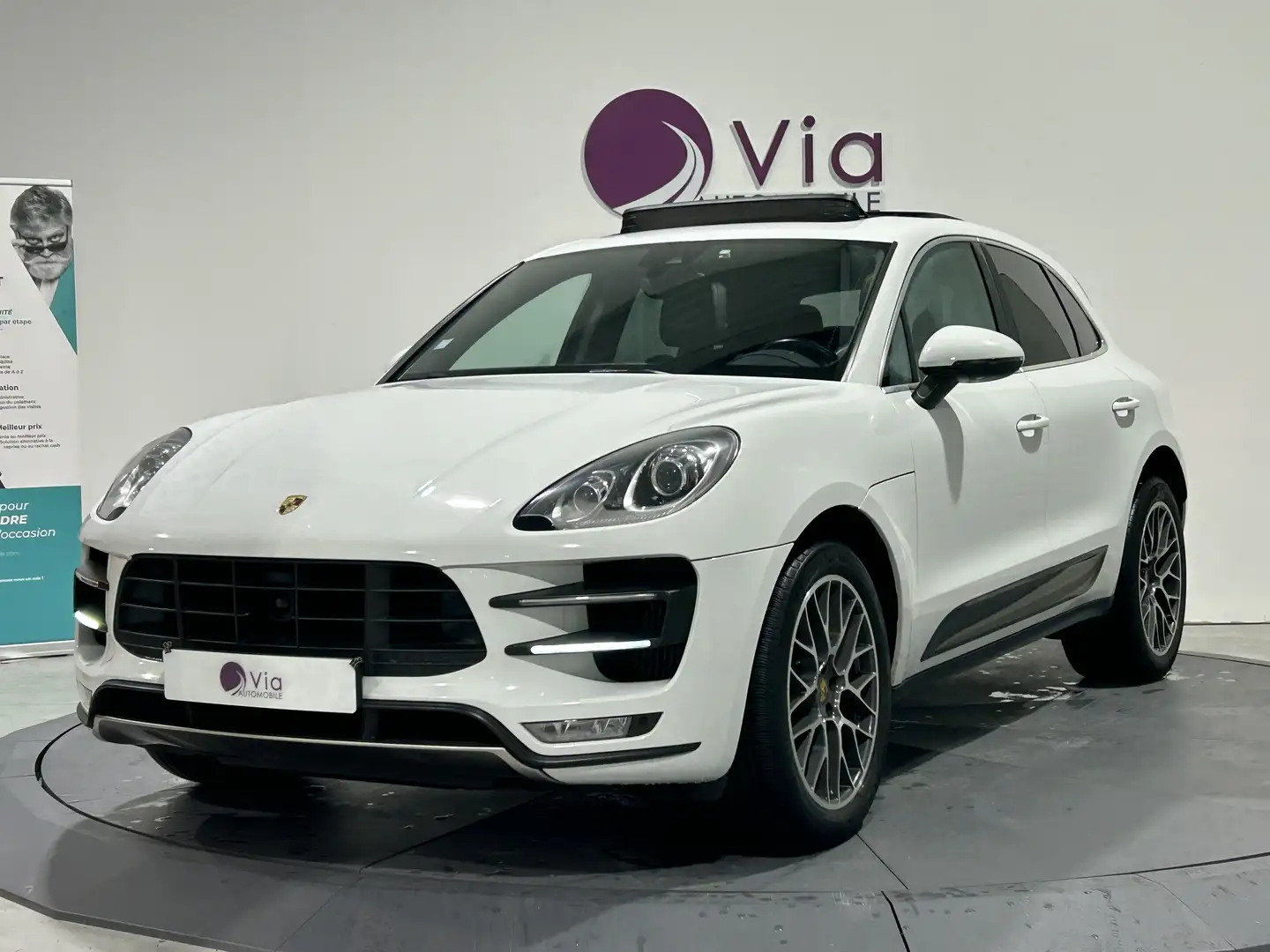 Porsche Macan Turbo 3.6 V6 400 ch Burmester Blanco - 1