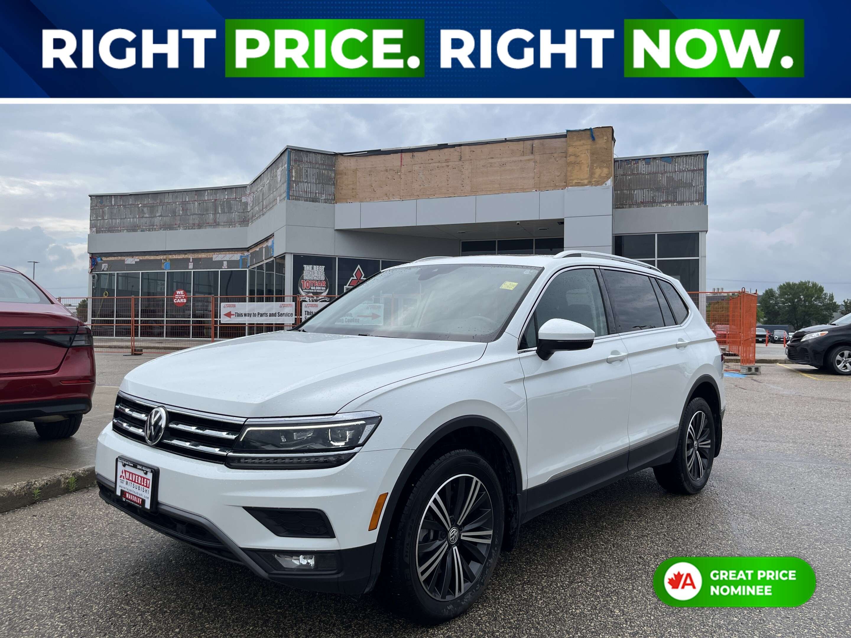 White 2021 Volkswagen Tiguan SUV / Crossover 8-Speed Automatic