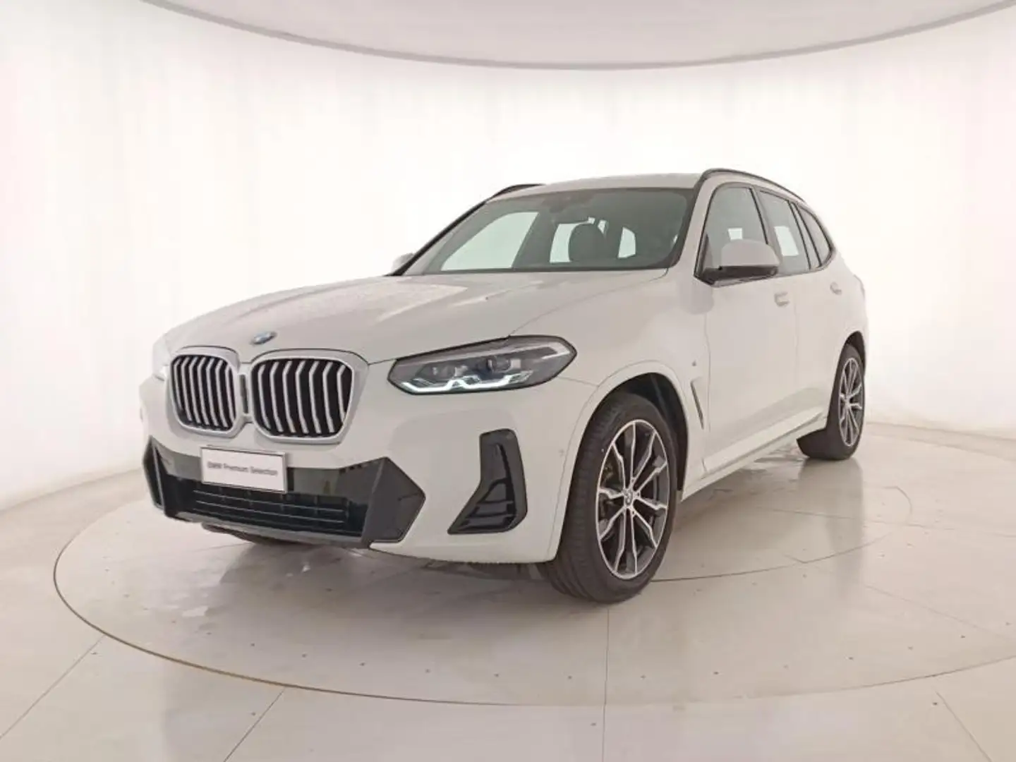 BMW X3 xdrive20d mhev 48V Msport auto Bianco - 1