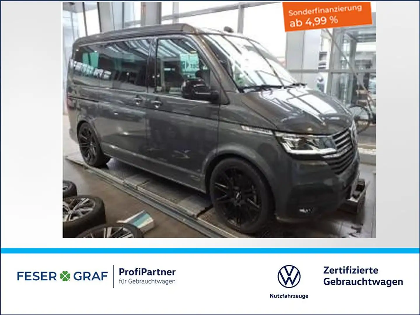 Volkswagen T6.1 California 6.1 2.0TDI BeachEdition 4x4 DSG AHK LED DCC Grau - 1