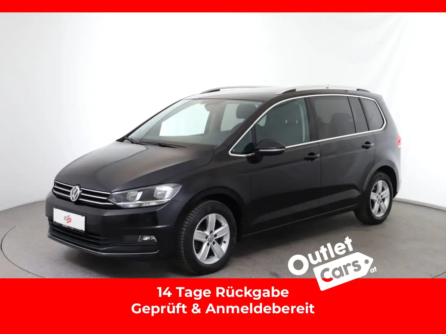 Volkswagen Touran 2.0 TDI BMT 7-Sitzer Highline RADAR+LM Schwarz - 1