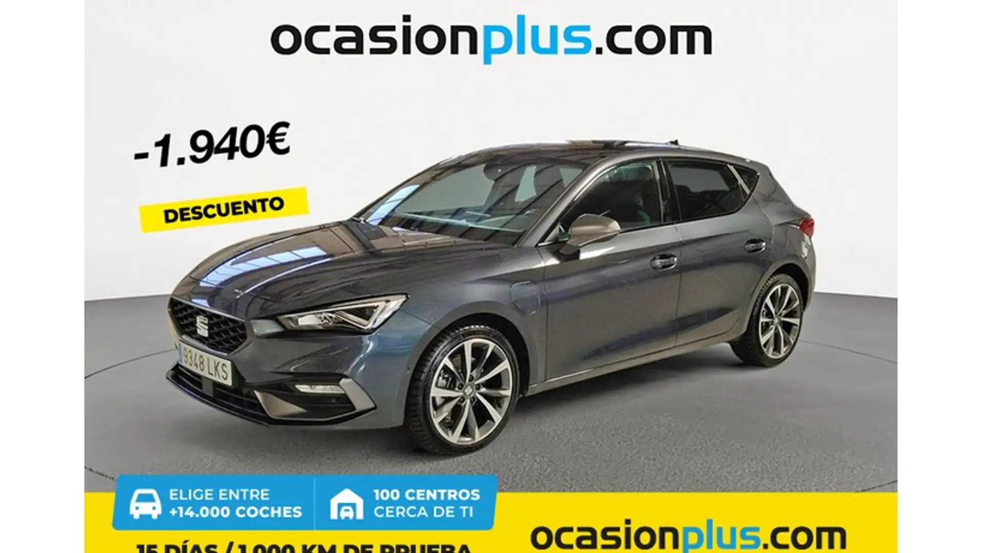 SEAT Leon 1.4 TSI e-Hybrid S&S FR DSG-6 204 Grigio - 1
