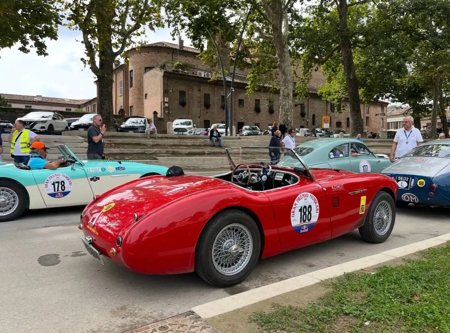 Austin-Healey 100 100/4 BN1 Rot - 1