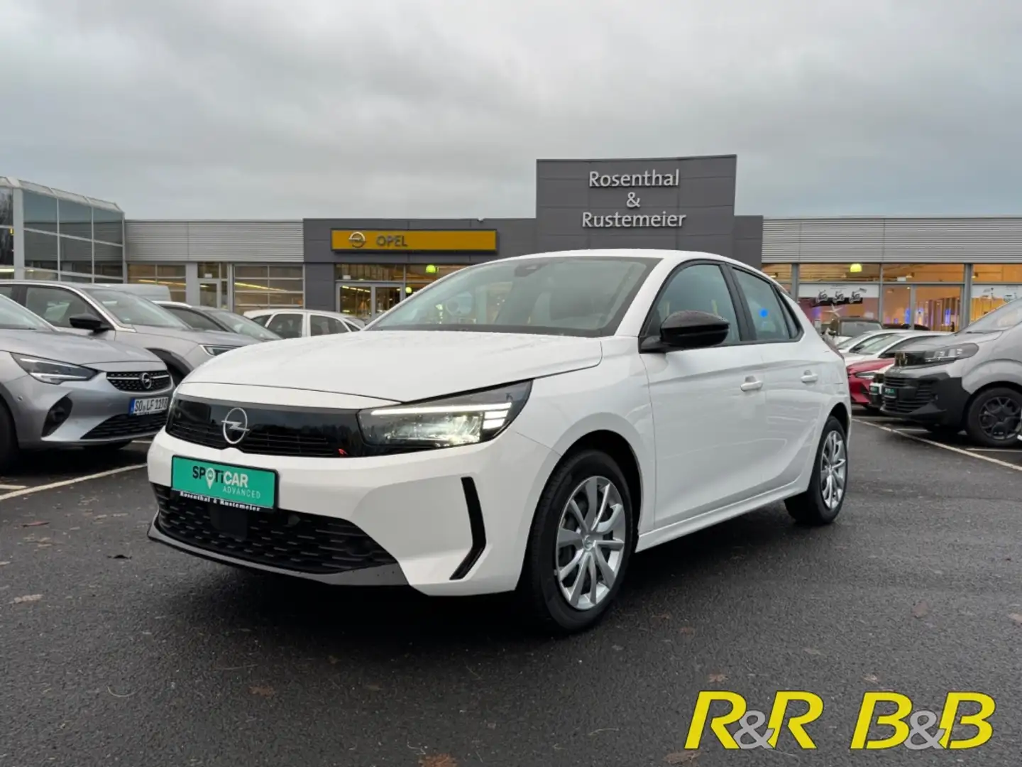 Opel Corsa F Edition 1.2 EU6e LED+CARPLAY+SHZ+LRH+PDC Blanc - 1