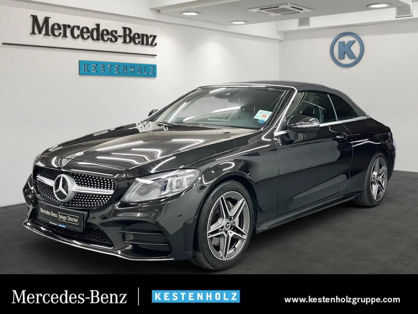Mercedes-Benz C 200 Cab. AMG Multibeam Airscarf Kamera SpurPak Schwarz - 1