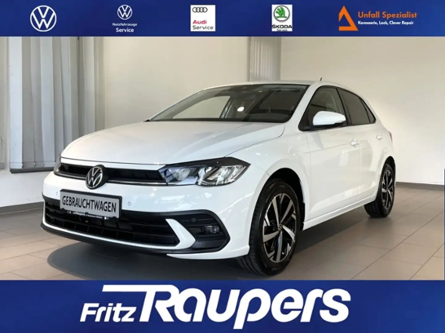 Volkswagen Polo 1.0 Life +NAVI+SITZHEIZUNG Wit - 1