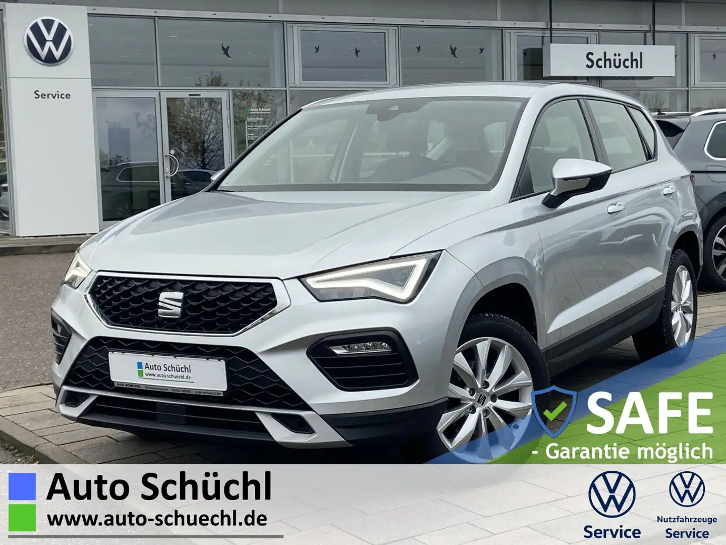 SEAT Ateca 1.5 TSI Style NAVI-PRO+LED+AHK+FULL-LINK+S Silber - 1