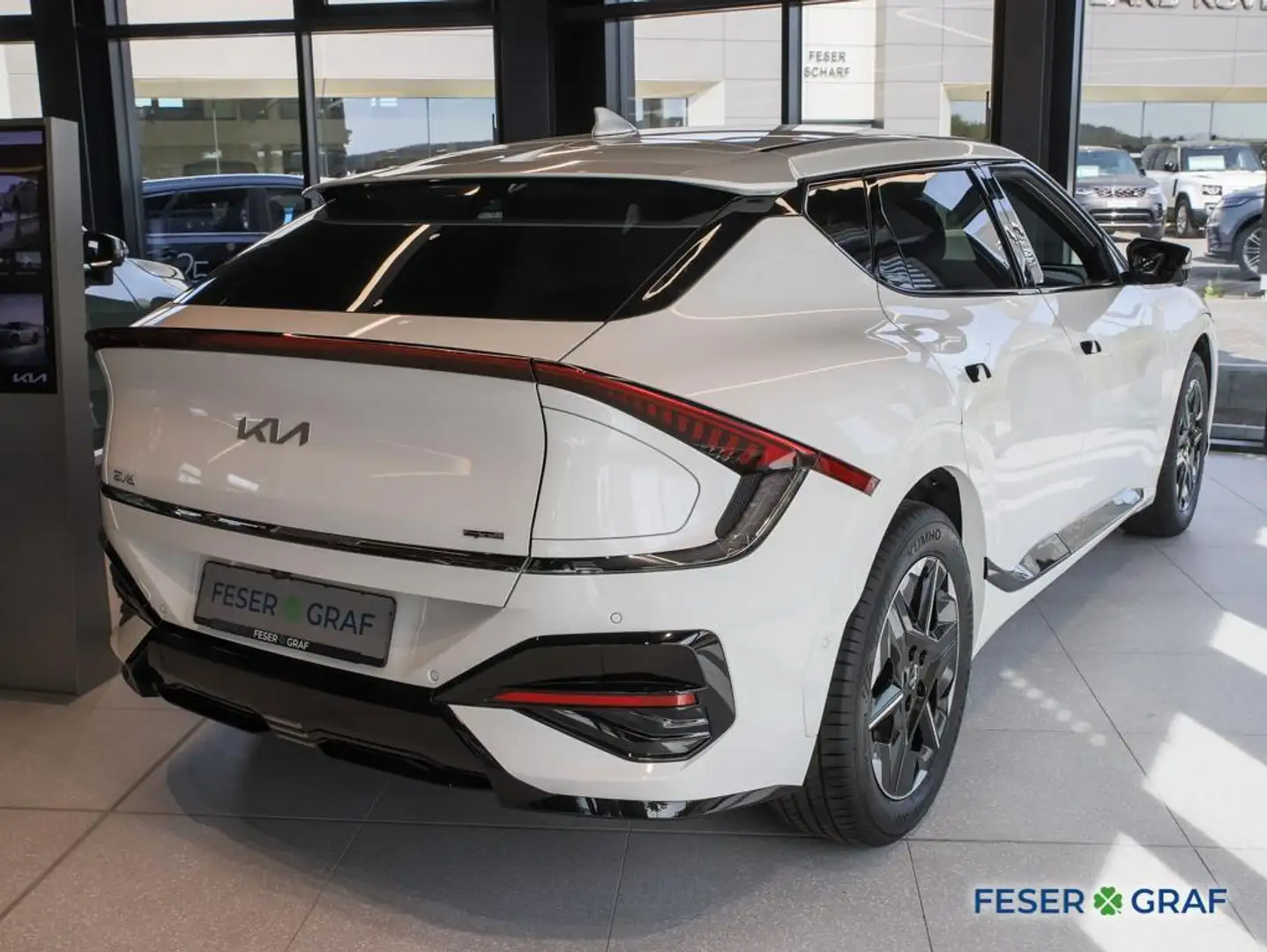Kia EV6 GT-Line 84 kWh AWD Wärmepumpe Assist+ Pano Weiß - 2