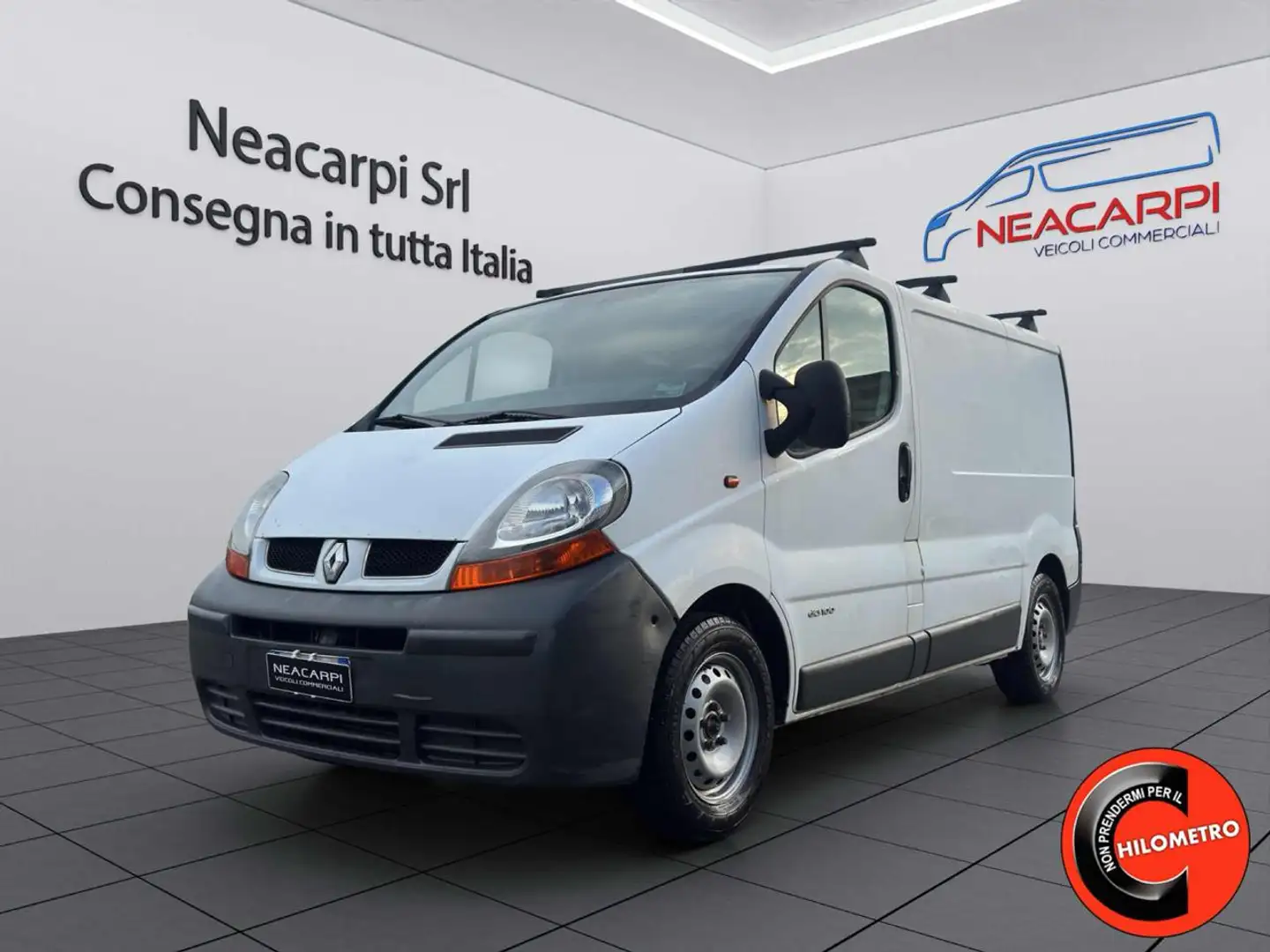 Renault Trafic T27 1.9 dCi/100CV(PC-TN-L1H1)PORTAPACCHI-CLIMA- Wit - 1