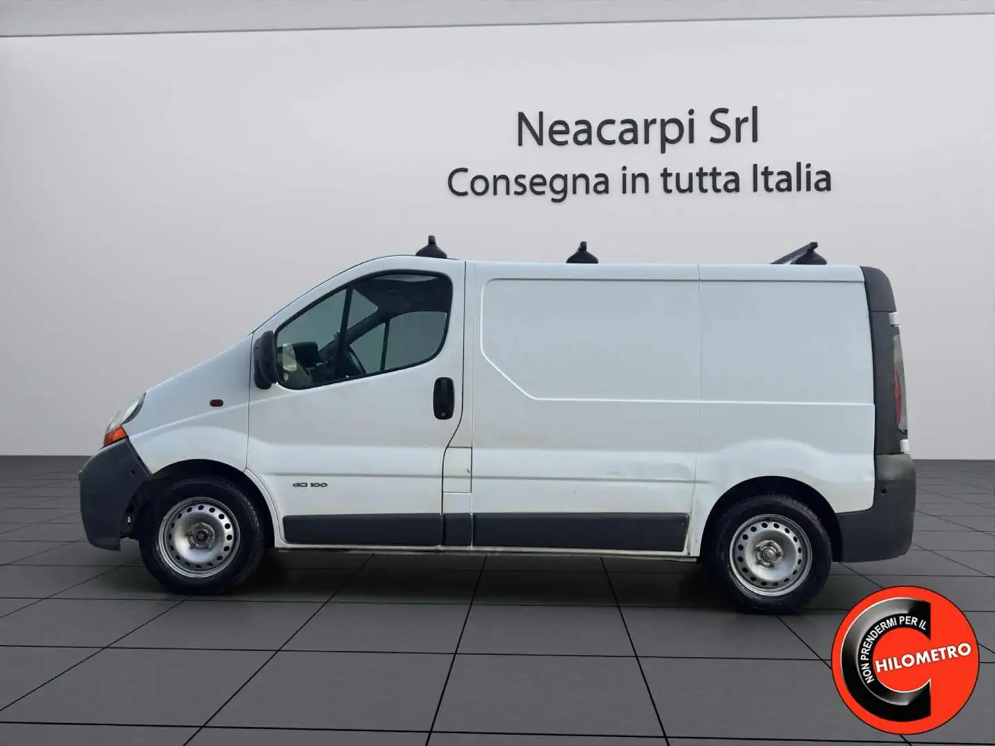 Renault Trafic T27 1.9 dCi/100CV(PC-TN-L1H1)PORTAPACCHI-CLIMA- Wit - 2