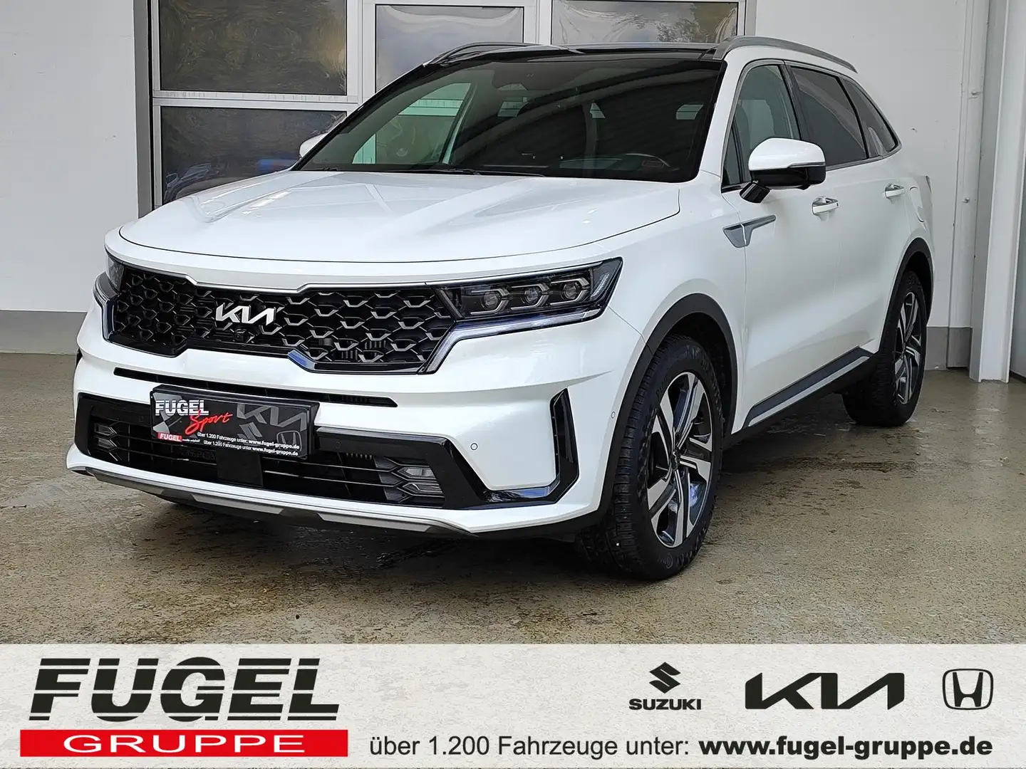 Kia Sorento 1.6 T-GDI Hybrid AWD Platinum Pano|LED|Navi|HuD|36 Weiß - 1