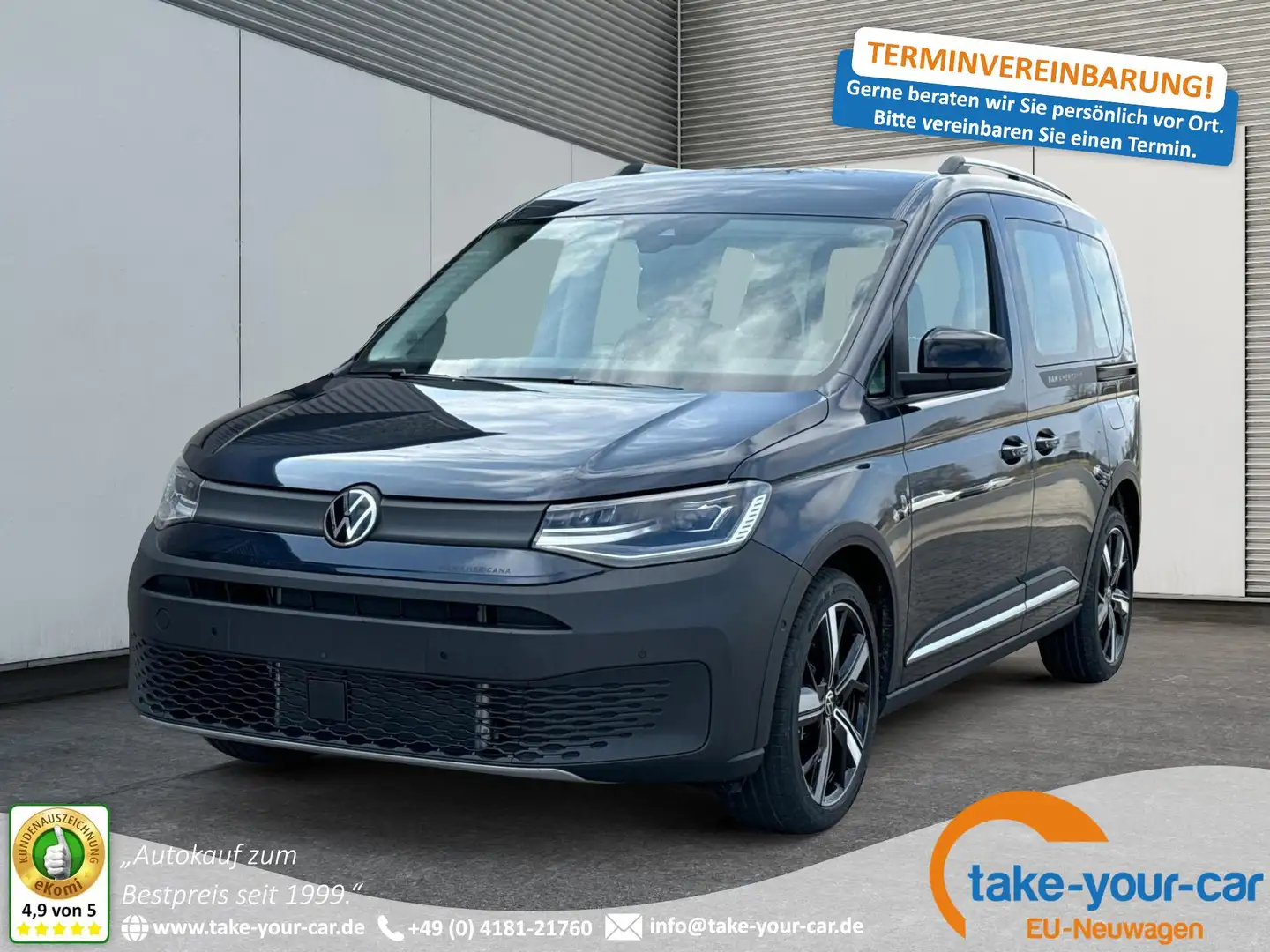 Volkswagen Caddy PanAmericana Life KAMERA+LED+18"ALU+PDC+SHZ+APP... Blau - 1