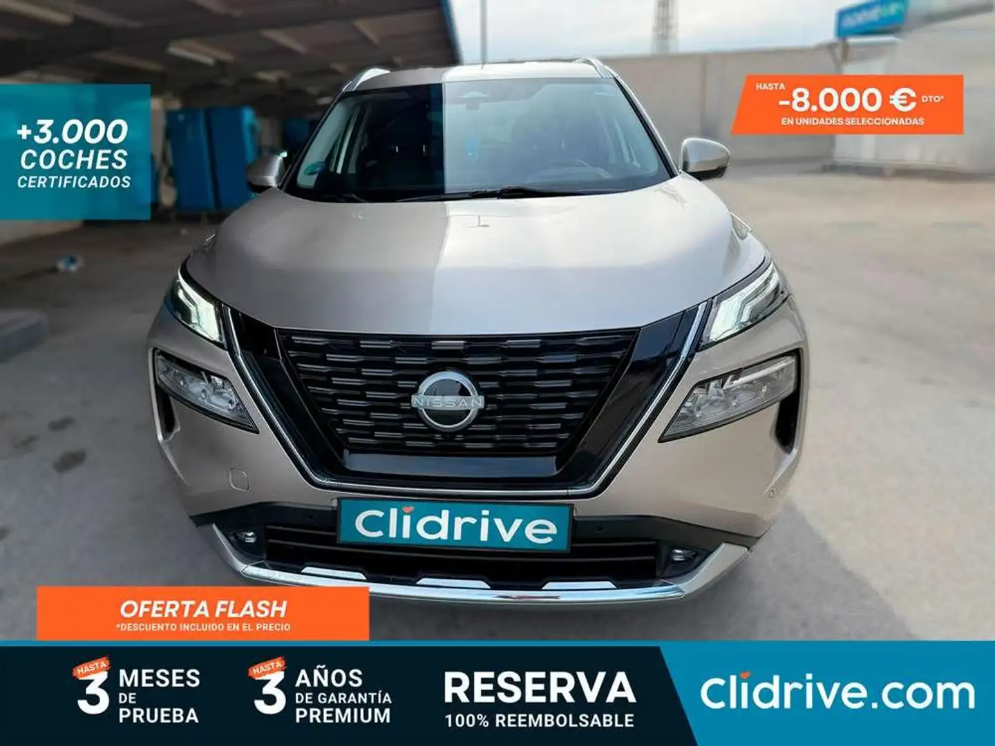 Nissan X-Trail 5pl 1.5 e-POWER 152kW 4x2 A/T Tekna+ Beige - 1