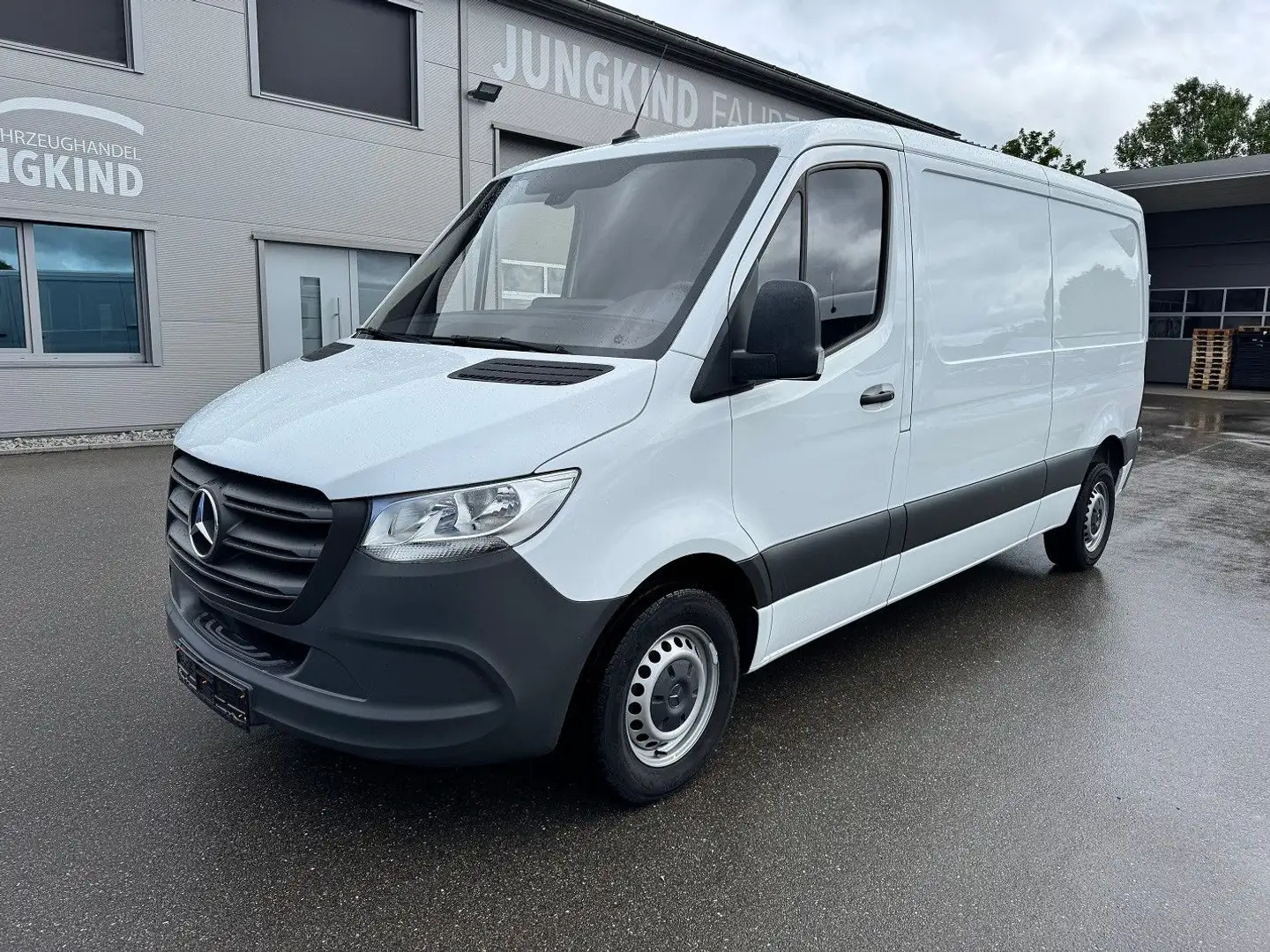 Mercedes-Benz Sprinter 215 CDI Flach Lang Klima FWD Weiß - 1