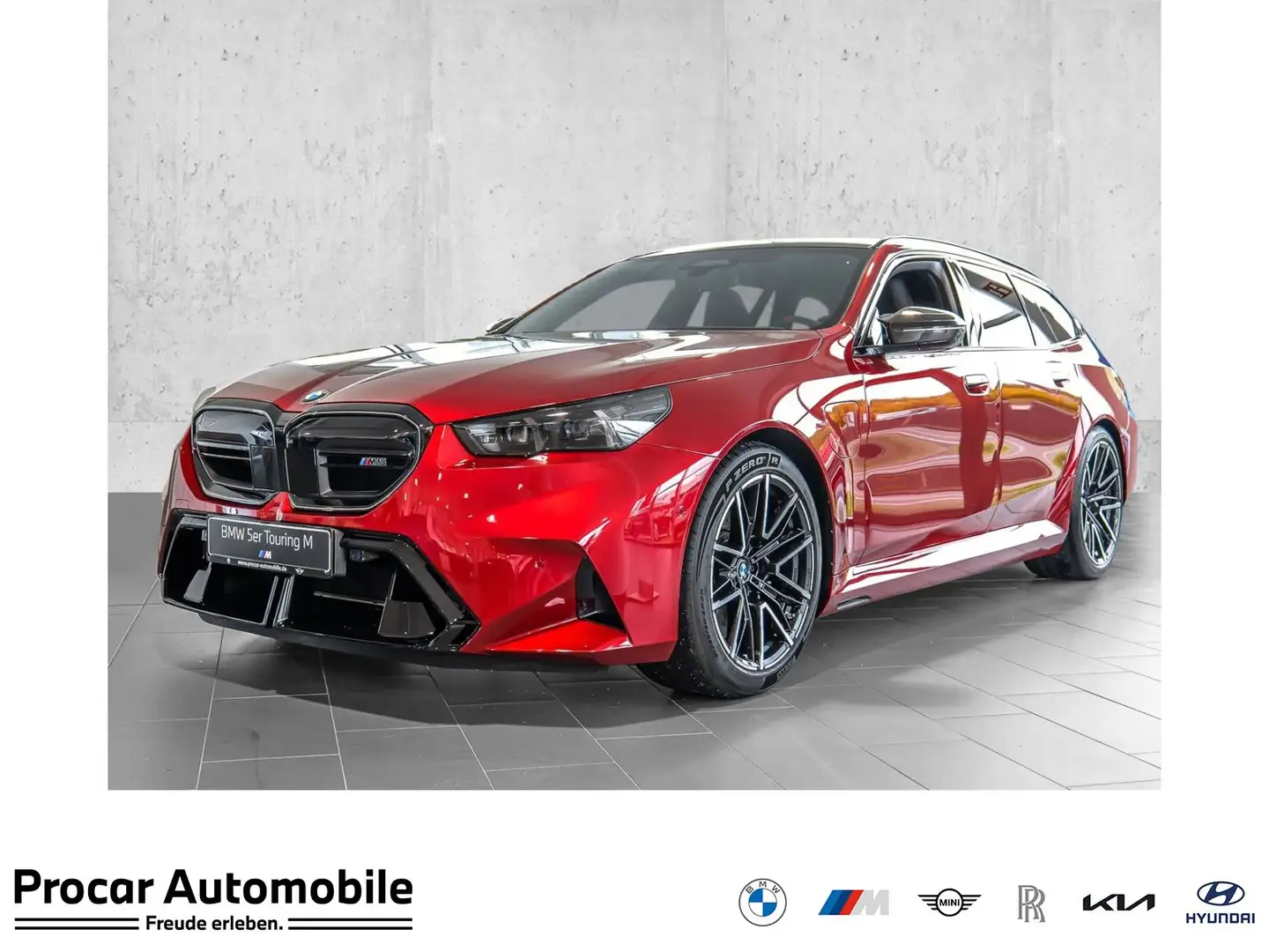 BMW M5 Touring Panorama DAProf AHK Sitzlüftung Rood - 1