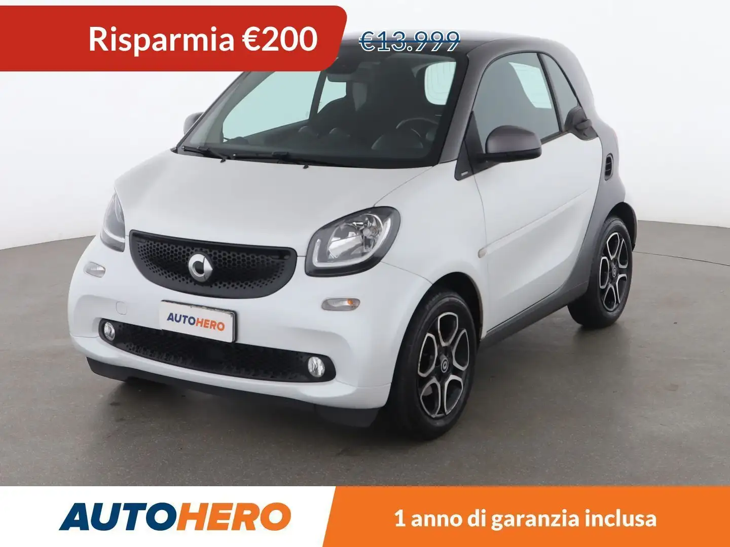 smart forTwo 0.9 Turbo Passion Bianco - 1