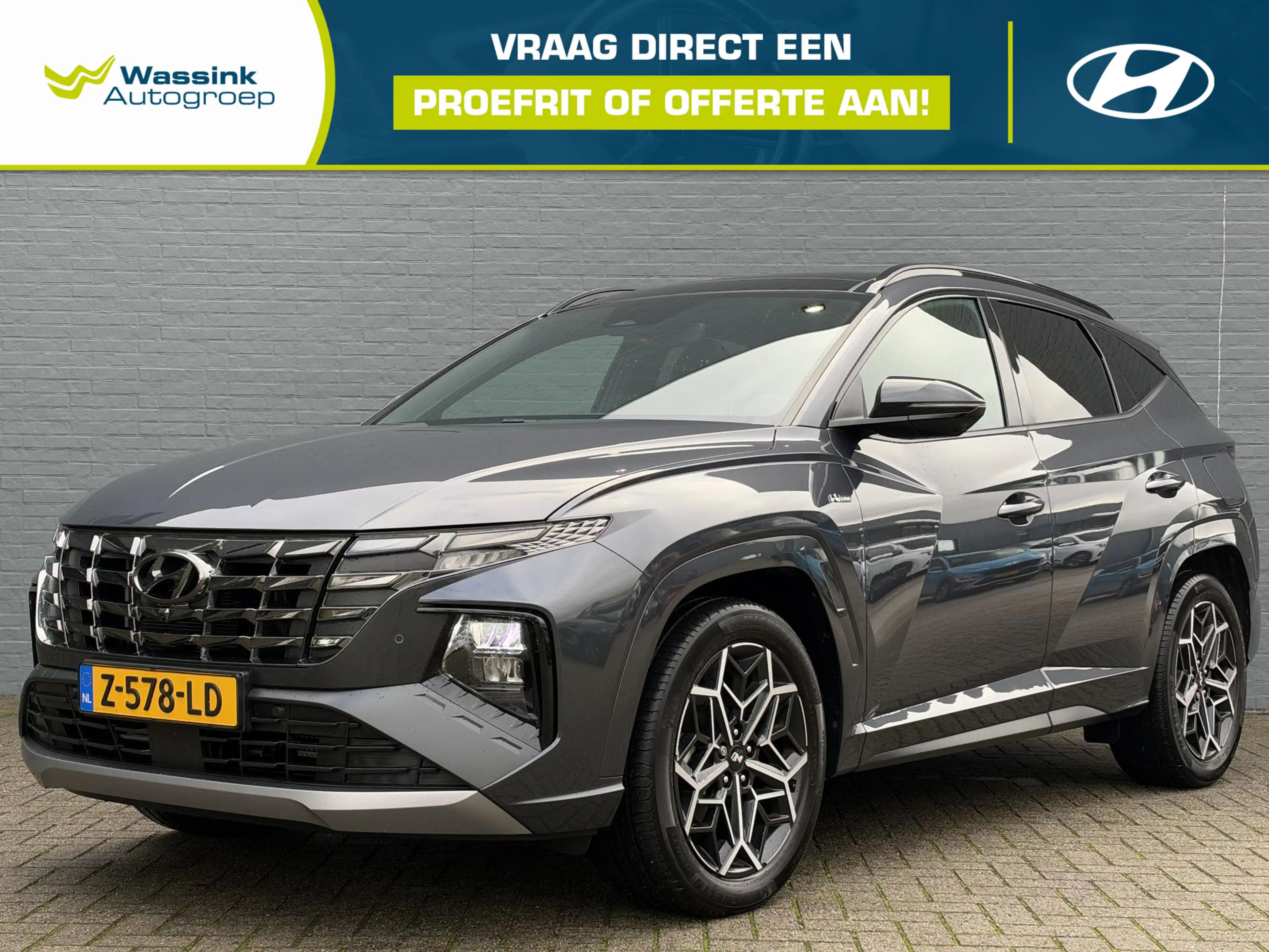 Hyundai TUCSON 1.6 T-GDI HEV N Line Sky | 360 Camera | Schuif-Kan