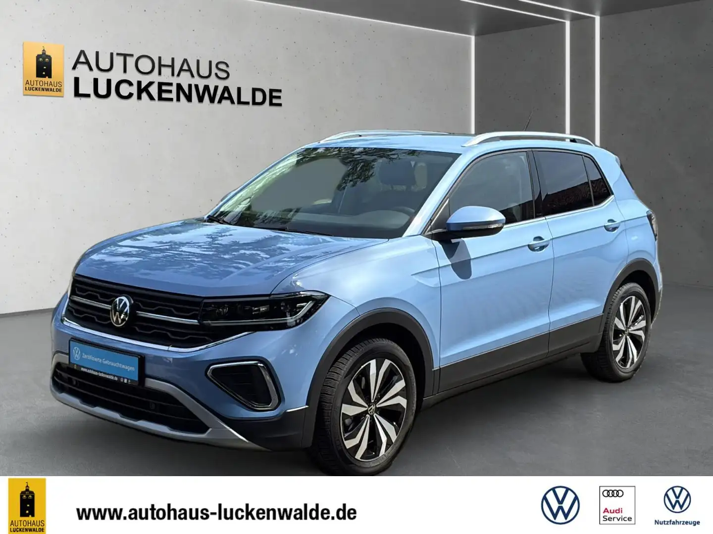 Volkswagen T-Cross 1.0 TSI Style DSG *MATRIX*R-CAM*ACC*LED* Bleu - 2