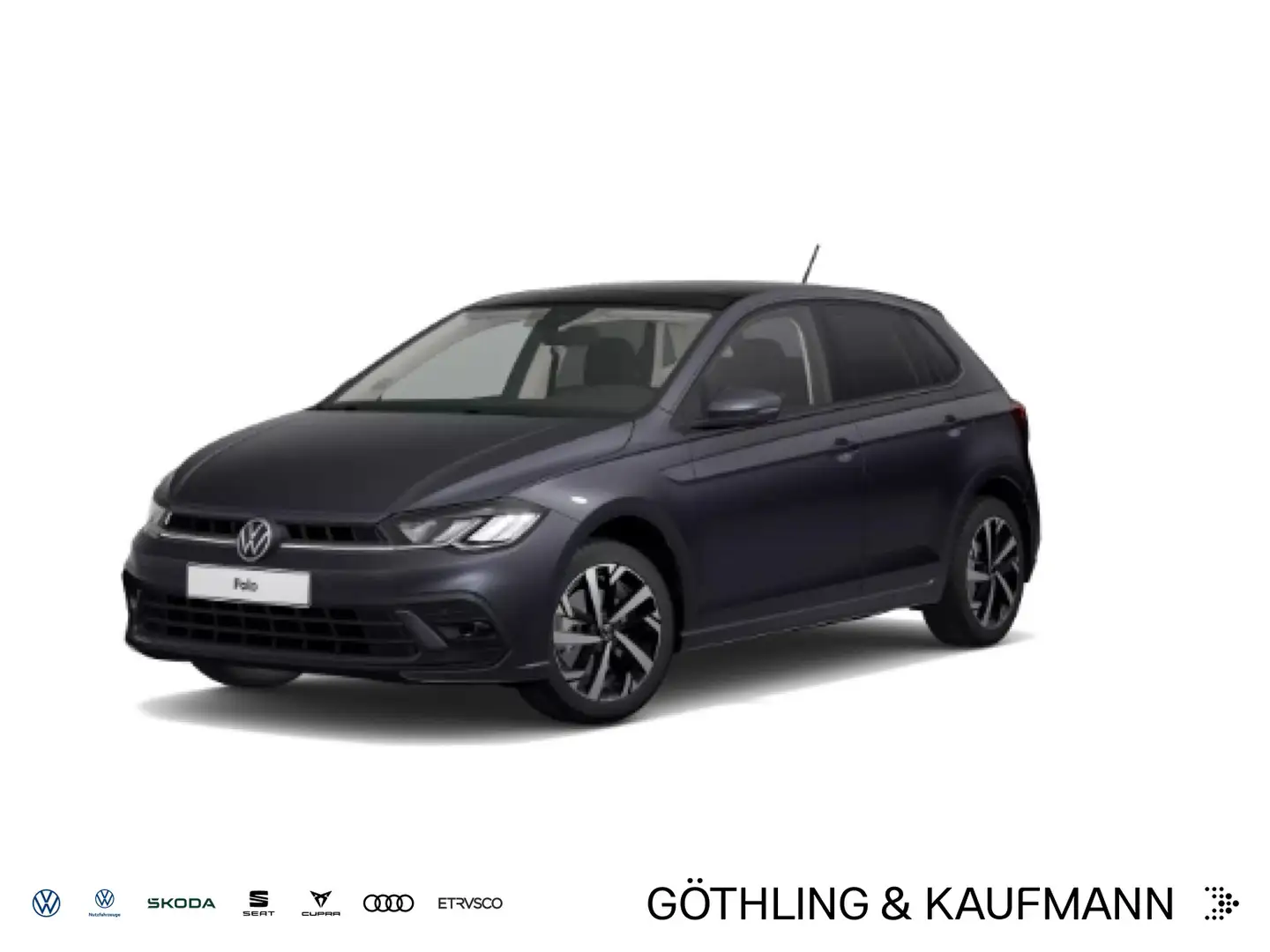 Volkswagen Polo Life 1.0 TSI *AHK*NAVI*PANO*LED*SHZ*PDC Grau - 1