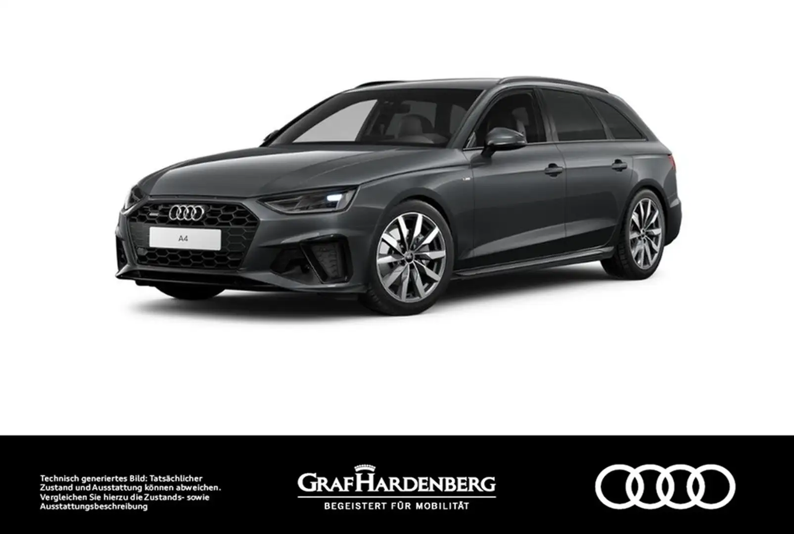 Audi A4 Avant 40 TDI quattro S line Navi AHK Grau - 1