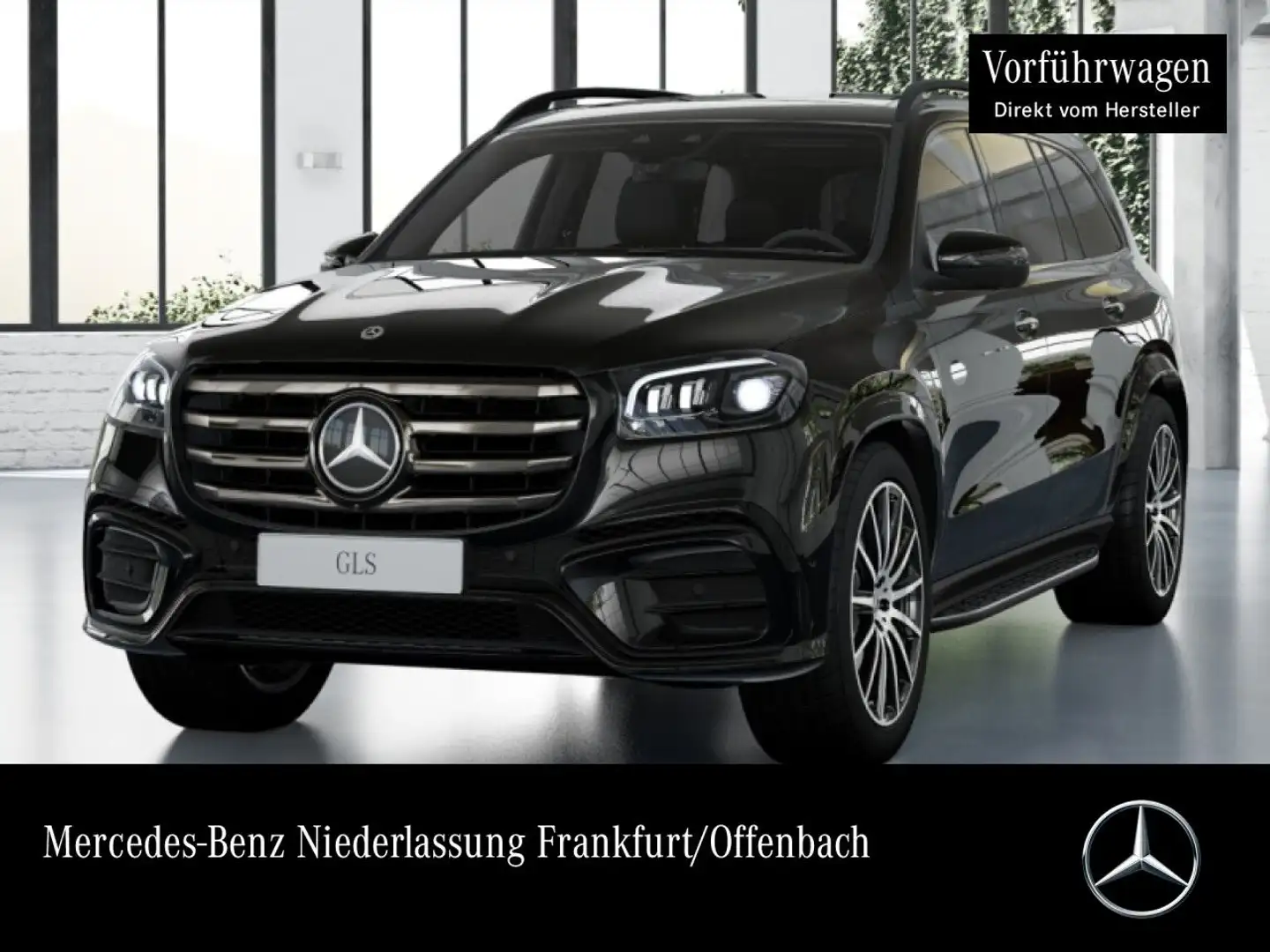 Mercedes-Benz GLS 450 d 4M AMG+NIGHT+PANO+360+AHK+MULTIBEAM+SPUR Schwarz - 1