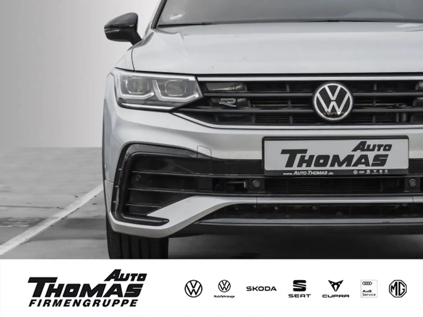 Volkswagen Tiguan R-Line 2.0TSI 4M DSG MATRIX+AHK+PANO+H&K Silber - 1