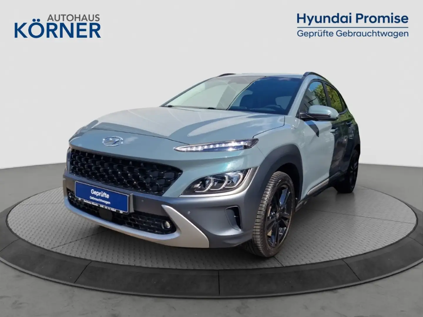 Hyundai KONA Hybrid PRIME 1.6 GDi *LEDER*KLIMASITZ*HUD*CARPLAY* Grau - 2