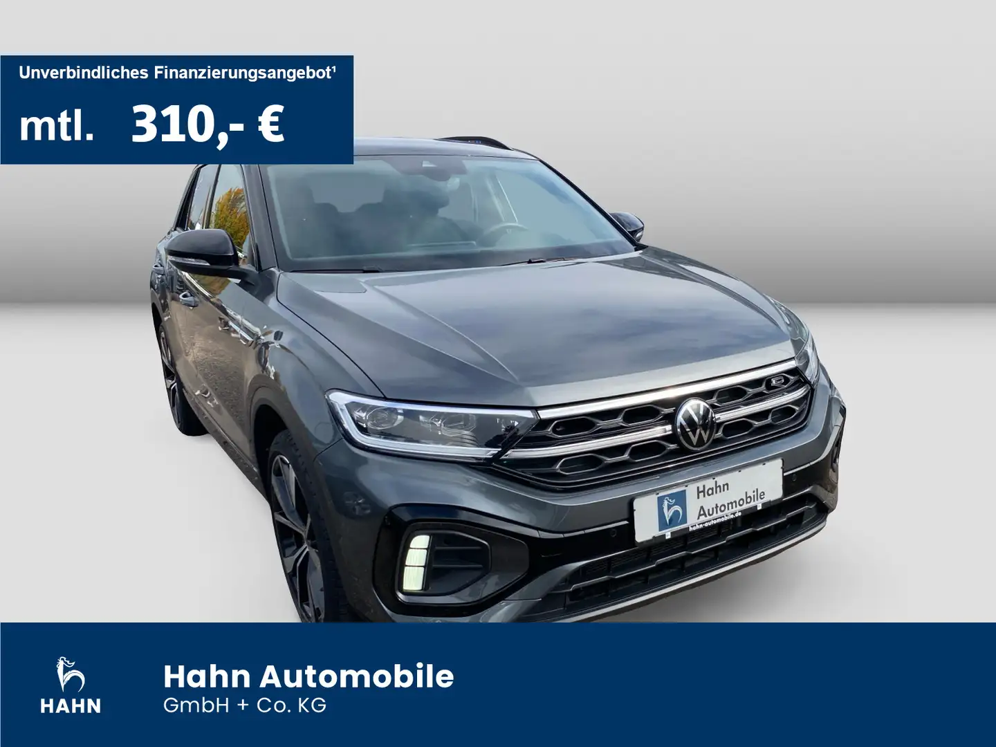 Volkswagen T-Roc 1.5TSI DSG R-Line Black Style AHK Beats IQ Grau - 1