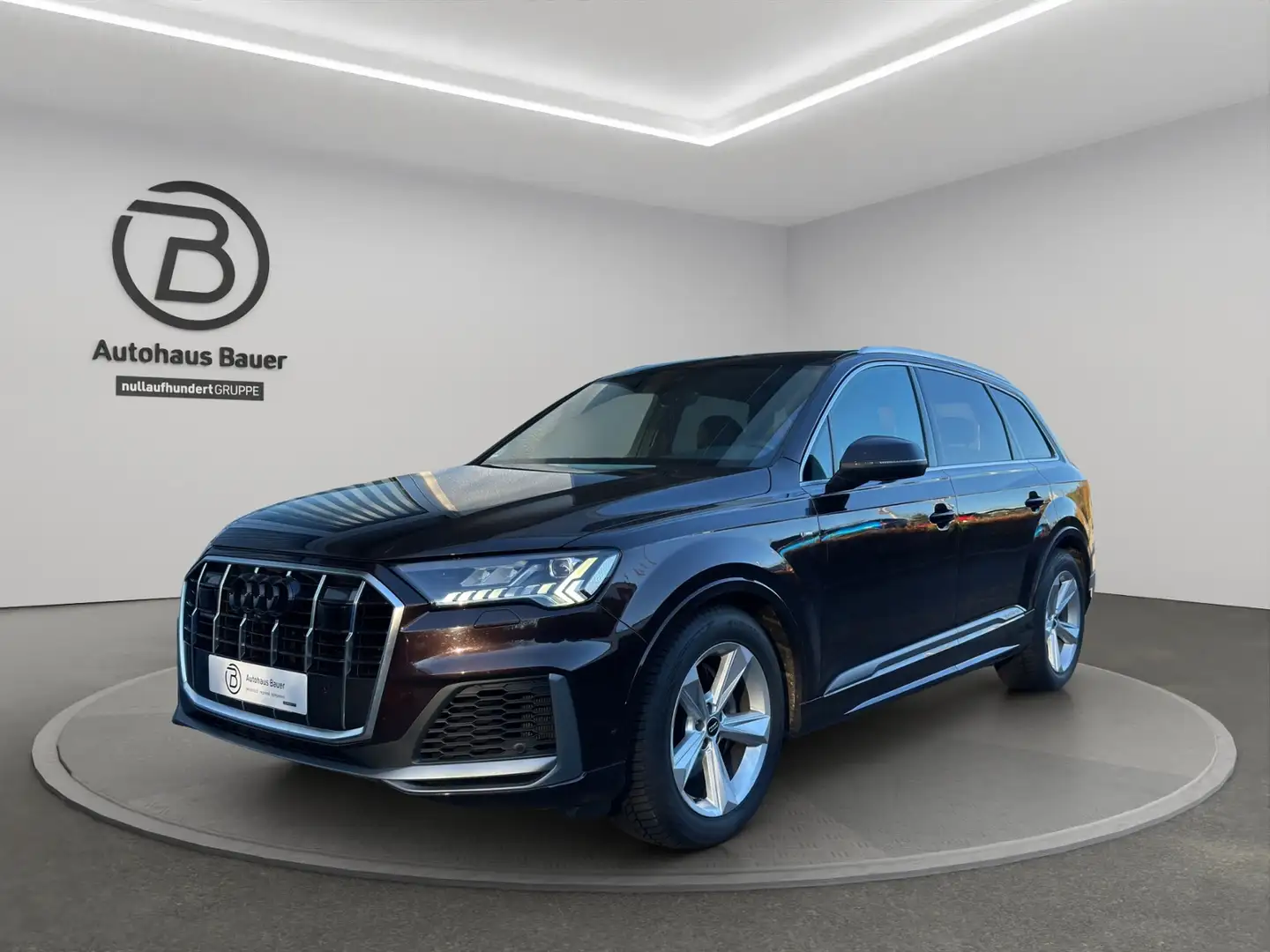 Audi Q7 50 TDI quattro S line Matrix AHK RFK Braun - 2