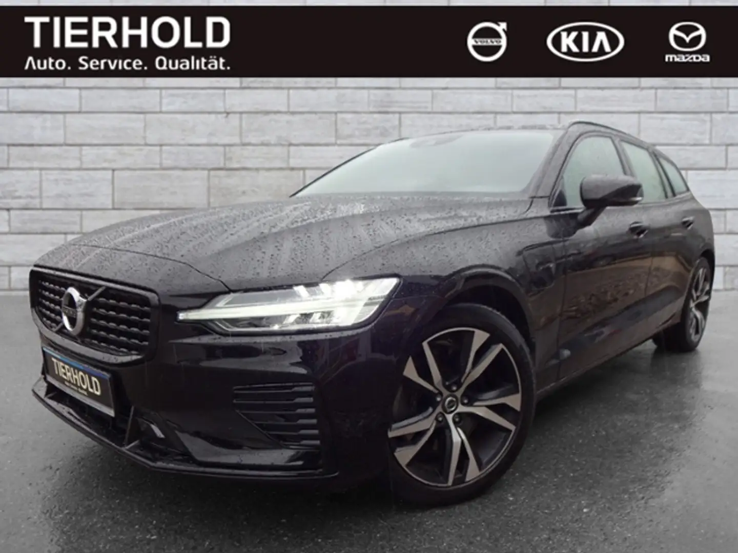 Volvo V60 T6 R Design Plug-In AWD Navi Teilleder 18" Schwarz - 2