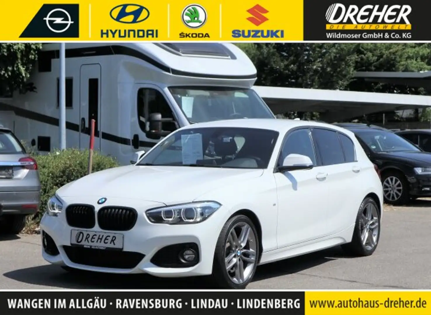 BMW 118 1er - 118 i Edition M Sport Shadow Navi/DAB/LM Alb - 1