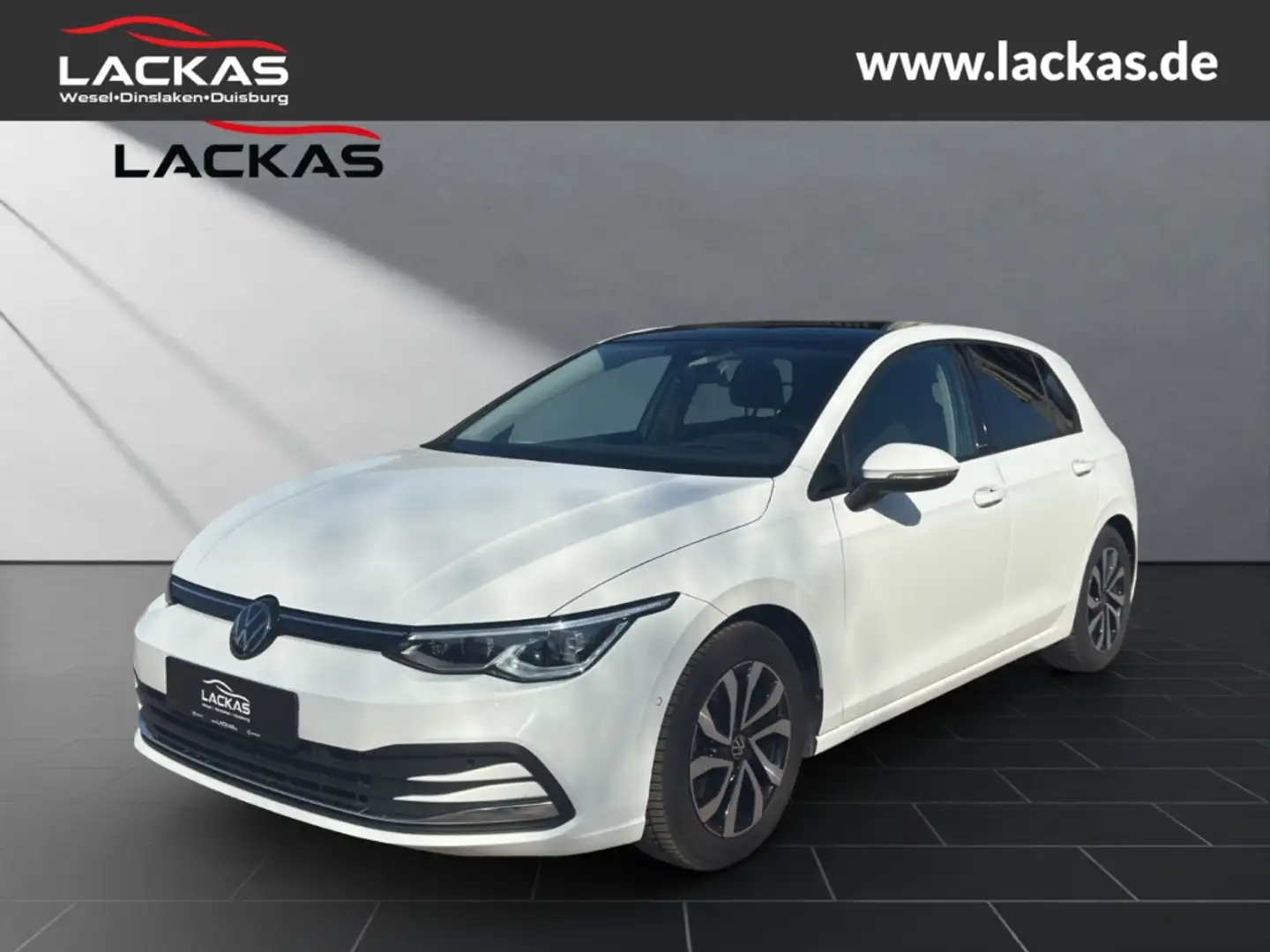 Volkswagen Golf VIII 2.0 TDI Active MATRIX+IQ+PANOARAMA+HuD+ Blanc - 1