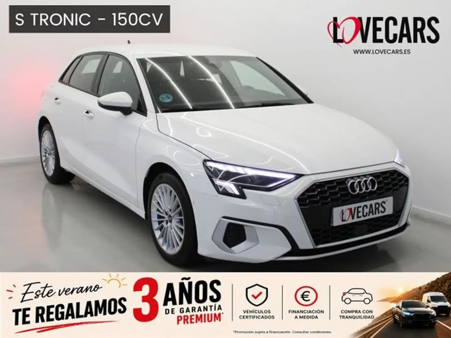 Audi A3 Sportback 35TDI Advanced S tronic Blanco - 1