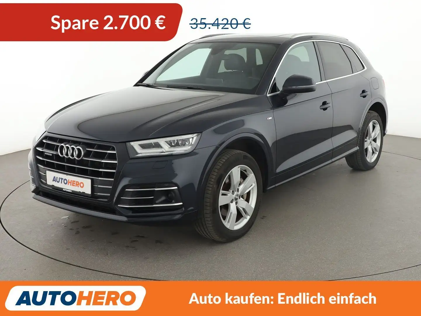 Audi Q5 55 TFSIe quattro sport Aut.*NAVI*SLINE*LED*CAM*SHZ Blau - 1
